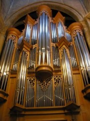 Manuf. de St-Martin, grand orgue, Collégiale de Neuchâtel (1996). Cliché personnel