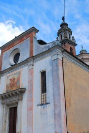 Vue extérieure de cette église de Carona. Cliché personnel