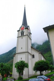 L'église réformée de Linthal. Cliché personnel (juillet 2014)