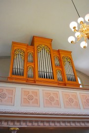 Vue de l'orgue Mathis en tribune. Cliché personnel