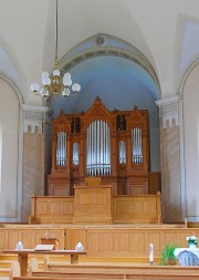 Une dernière vue de l'orgue Kuhn. Cliché personnel