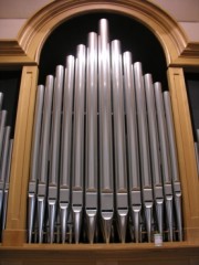 Autre vue de la Montre de l'orgue Ayer. Cliché personnel