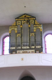 Vue de l'orgue Mathis. Cliché personnel