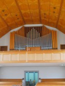 Orgue Kuhn de l'église réformée, Schwanden. Cliché personnel (juillet 2014)