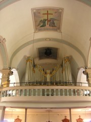 L'orgue Riepp/Kuhn de Charmey. Cliché personnel