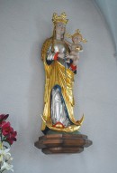 La Vierge à l'enfant, dans le choeur. Cliché personnel
