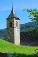 Vue extérieure de l'église de Luzein. Cliché personnel