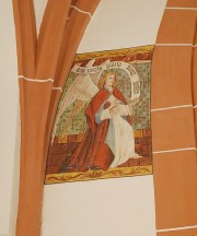 Peinture murale à l'entrée du choeur. Cliché personnel