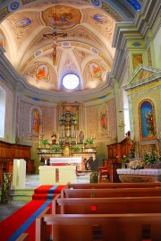 Nef de l'église de Augio. Cliché personnel