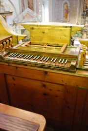 Console de l'orgue. Cliché personnel