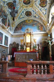 Vue du choeur de l'église. Cliché personnel