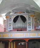 Orgue italien (19ème s.), église de Loco. Cliché personnel (juin 2016)