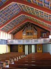 Autre vue intérieure en direction de l'orgue. Cliché personnel