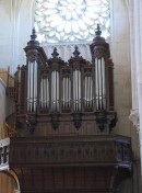 Orgue Cavaillé-Coll de Clamecy. Cliché personnel (septembre 2016)