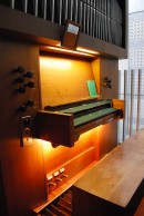 La console de l'orgue. Cliché personnel