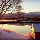 Paysage vers Salhus. Source: www.instagram.com/