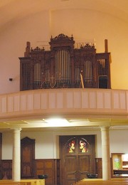 Orgue Kuhn de Grône. Cliché personnel (juin 2017)