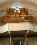 Orgue Füglister de l'église de Venthône. Cliché personnel de juin 2017