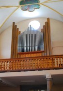 Orgue Kuhn de l'église de Vissoie. Cliché personnel (juin 2017)