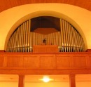 Orgue Schäffer & Cie (Bâle), années 1930. Temple de Coffrane. Cliché personnel