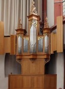 Orgue de choeur à St-Matthieu, Colmar. Source: www.photos-alsace-lorraine.com/ (lien figurant dans le texte) 