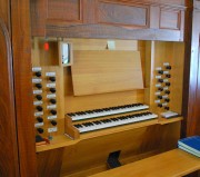 Console de l'orgue. Cliché personnel