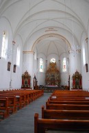 Vue de la nef et du choeur. Cliché personnel