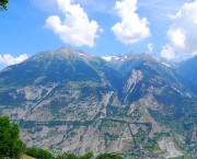 Autre panorama valaisan depuis le parvis de l'église. Cliché personnel