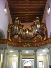 Orgue de l'église paroissiale de Payerne. Cliché personnel