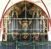 Orgue Joachim Wagner, restauré en 1999. Dom de Brandenburg. Crédit: www.brandenburg-dom.de/