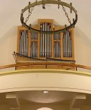 Vue de l'orgue Desmottes de St-Julien à Meyrin. Cliché transmis aimablement par M. D. Innocenzi