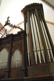 Orgue, tourelle droite du buffet, de face. Cliché personnel