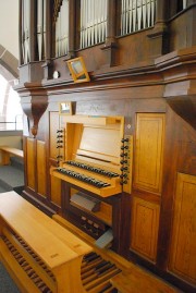 Console de l'orgue. Cliché personnel