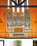 Orgue Mathis de l'église de pèlerinage Maria Bildstein. Source: site bâlois Peter Fasler