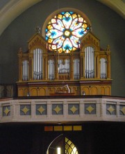 Orgue de l'église de Chamoson. Cliché personnel