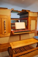 Console de l'orgue. Cliché personnel