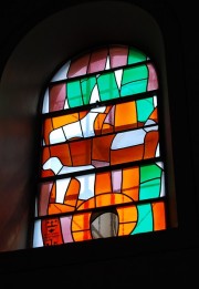 Un vitrail de Alfred Grünwald. Cliché personnel 