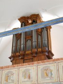 Orgue Carlen de la Chapelle de Tamatten en Valais. Cliché personnel (juillet 2018)