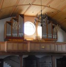 Orgue Genève SA de l'église de Grächen. Cliché personnel, juillet 2018