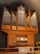 Orgue Füglister de l'église de Grimisuat. Cliché personnel (juillet 2018)