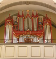 Orgue de Gruyères. Cliché personnel au zoom