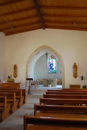 Vue de la nef de l'église. Cliché personnel