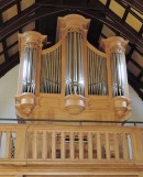 Orgue du Temple de Versoix, facteur N. Martel. Cliché transmis par un habitant à Versoix