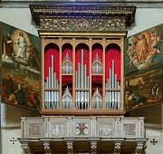 VENISE: Organo della chiesa di San Salvador. Conception J-Luc Jaquenod et J. Ahrend. Orgue Renaissance restitué. Source: it.wikipedia.org/ (photo remarquable de Didier Descouens)