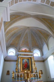 Vue du choeur de l'église. Cliché personnel