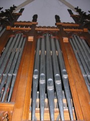 Autre vue de l'orgue en tribune. Cliché personnel