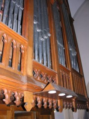 L'orgue de Villers-le-Lac. Cliché personnel