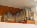 Orgue Späth de l'église catholique de Saas-Fee, Valais. Cliché personnel (sept. 2019)