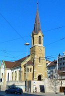 Le Temple protestant de la Ville de Fribourg. Cliché personnel