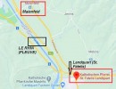 Proximité entre Maienfeld et Landquart (paroisse cathol.). Source: https://www.google.ch/maps/place/Katholischen+Pfarrei+St.+Fidelis+Landquart/